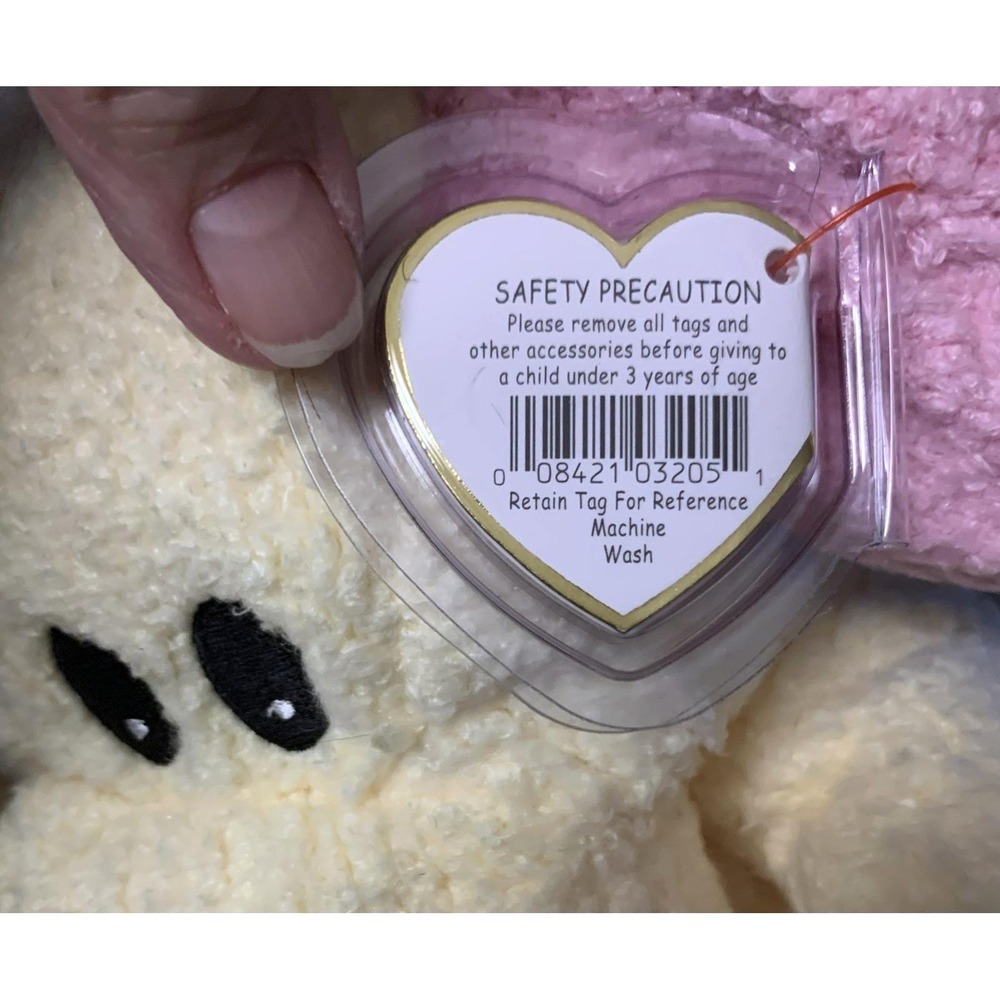 Vtg Ty Dogbaby NOS Cuddle Soft Child Rattle Toy 1st Plush NWT 1999 Video Sample - Picture 7 of 10